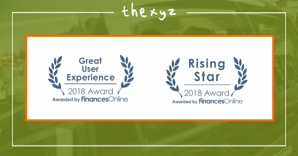 Thexyz wins 2018 Great User Experience Award and Rising Star ranking from FinancesOnline