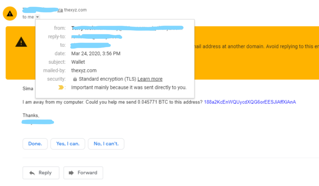 Covid-19 Email Scam