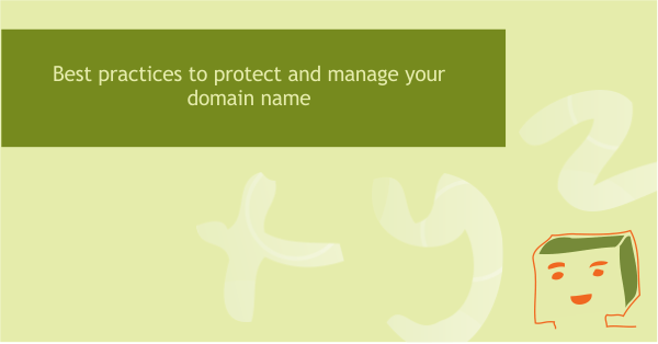 Best practices to protect and manage your domain name