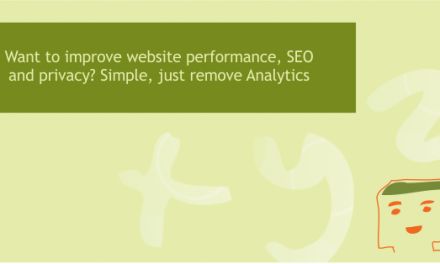 Want to improve website perfomance, SEO and privacy? Simple, just remove Google Analytics