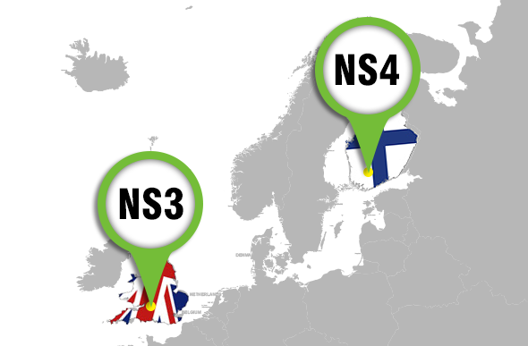 NS3 and NS4 backup name servers enabled