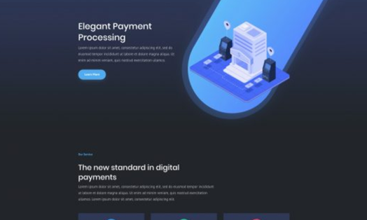 Digital Payments Landing Page