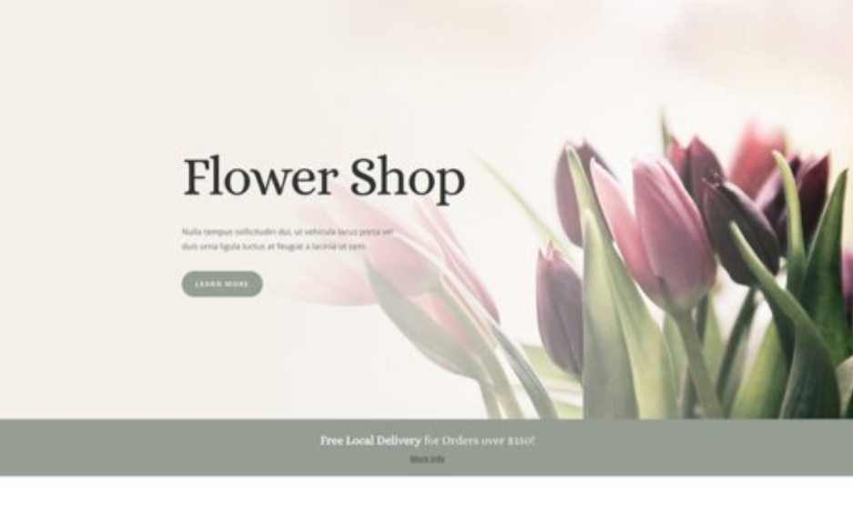Florist Landing Page
