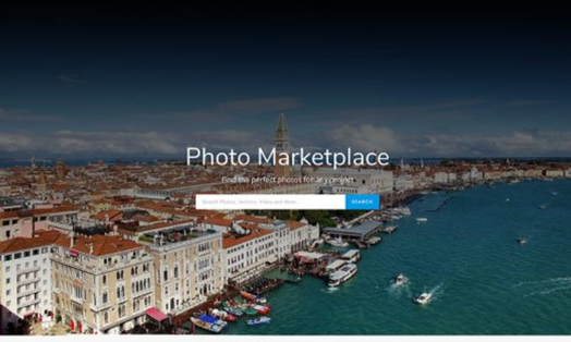 Photo Marketplace Landing Page