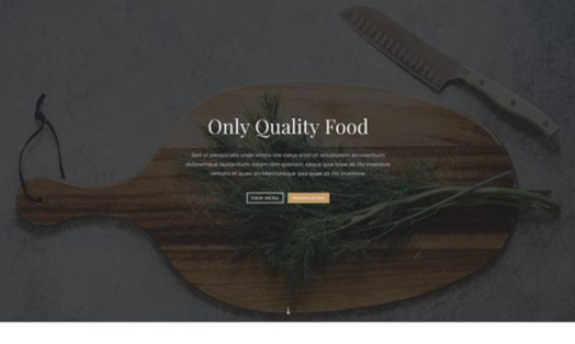 Restaurant Landing Page