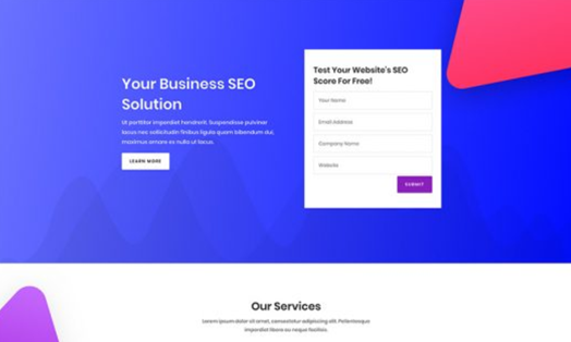 SEO Landing Page