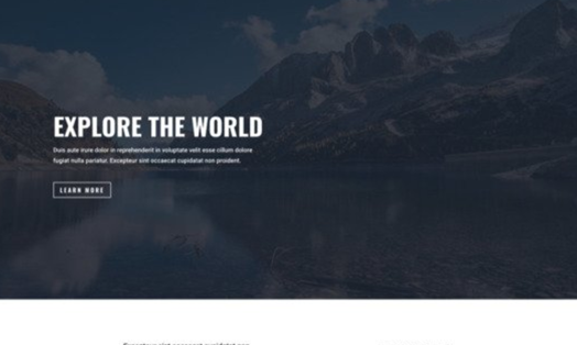 Travel Agency Landing Page