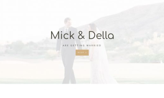 Wedding Landing Page