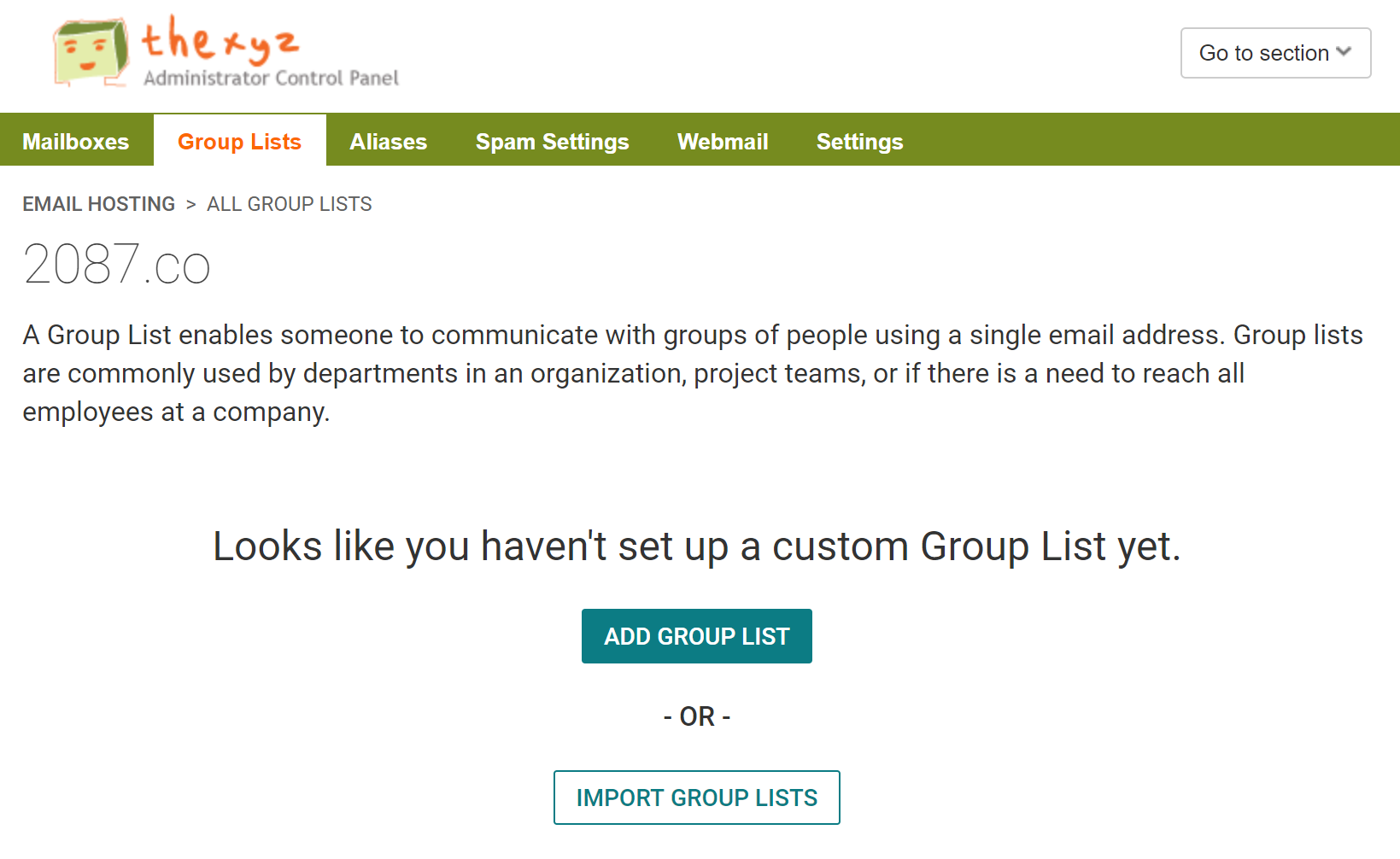 Group Email Lists