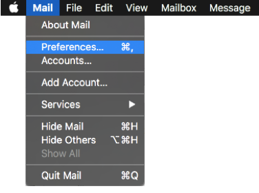 Mail mail preferences