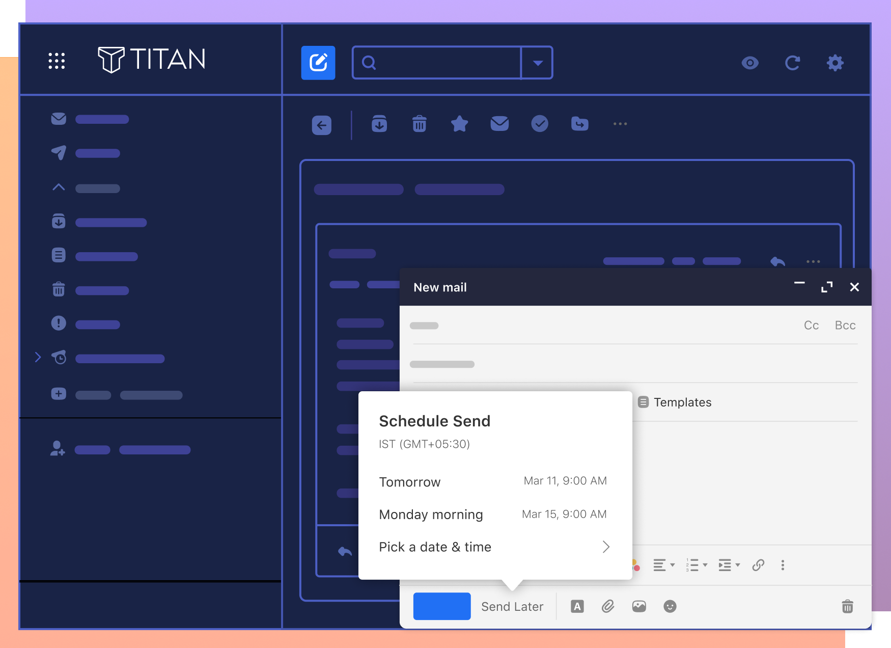 Titan Email webmail, mobile and migration overview